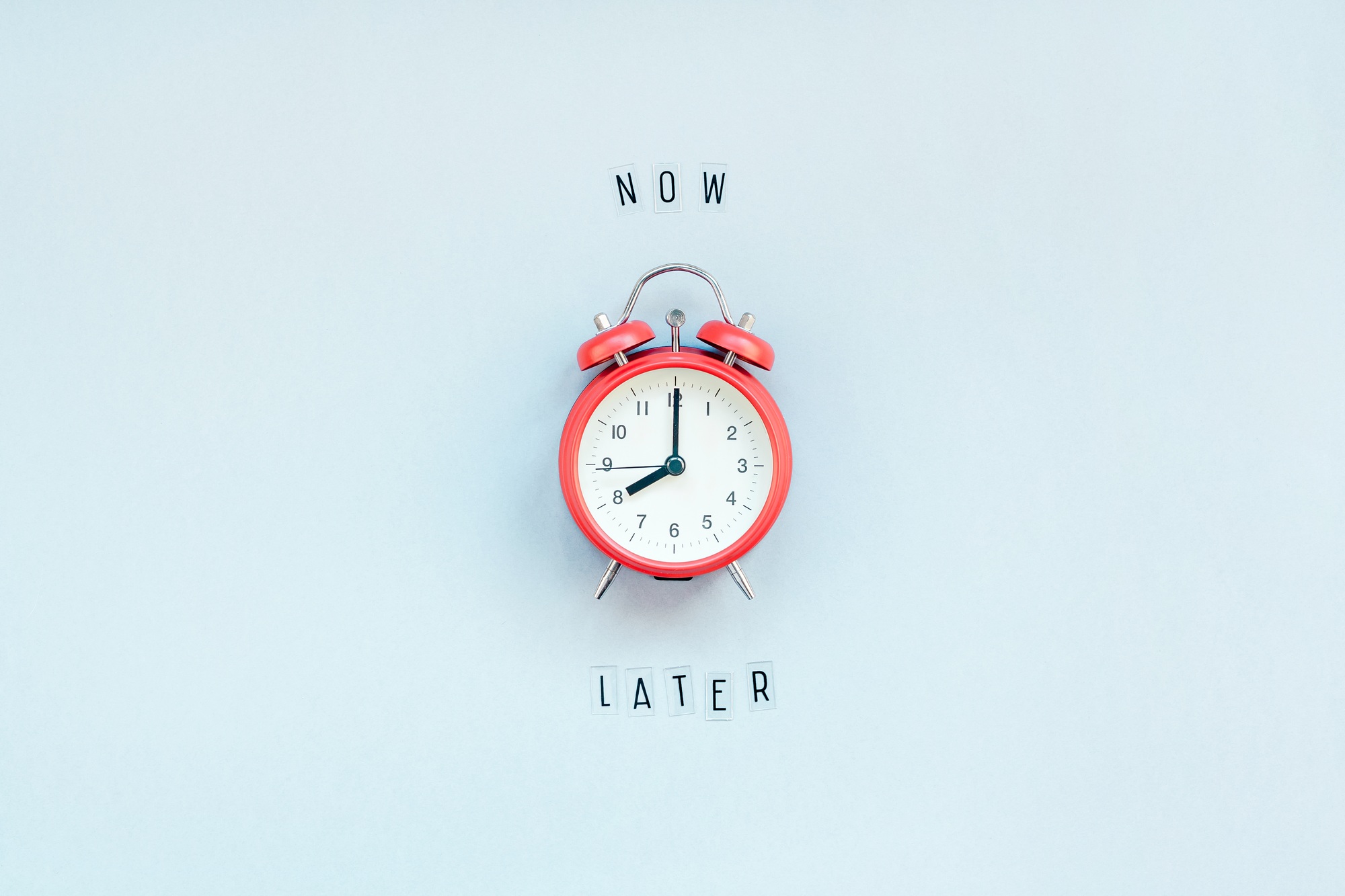 Concept of procrastination and time management