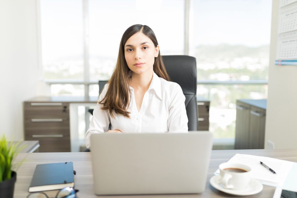 Marketing Expert At Working Desk